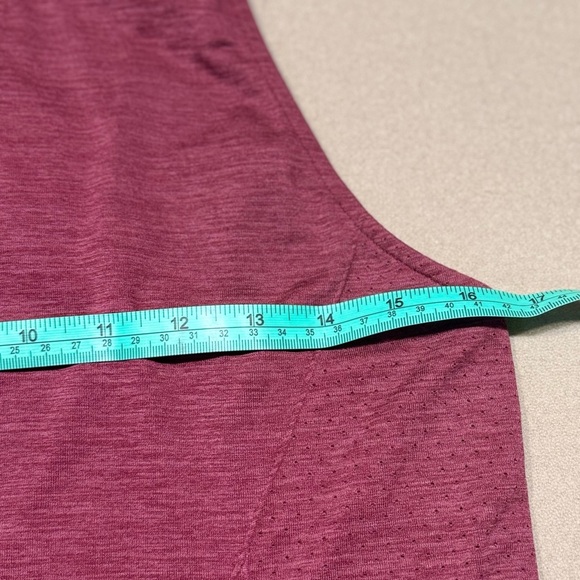 Athleta Maroon Racerback Tank Top - Picture 5 of 7